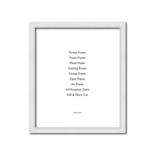 Load image into Gallery viewer, White Wood Frame Signature Frames Perfect Modern Comtemporary Painting Diploma Artwork Craft Project Home Decor