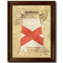 Load image into Gallery viewer, Alabama State Vintage Map Home Decor Wall Art Office Decoration Gift Ideas