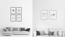 Load image into Gallery viewer, 1958 Keyboard Construction Old Patent Art Print on Canvas Custom Framed Vintage Home Decor Wall Decoration Great for Gifts