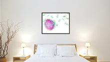 Load image into Gallery viewer, Pink Dandelion Flower Framed Canvas Print Home Décor Wall Art