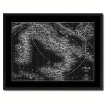 Load image into Gallery viewer, Italy Rome Vintage Monochrome Map Canvas Print, Gifts Picture Frames Home Decor Wall Art