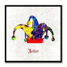 Load image into Gallery viewer, Joker White Canvas Print Black Frame Kids Bedroom Wall Home Décor