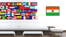 Load image into Gallery viewer, Niger Country National Flag Vintage Canvas Print with Picture Frame Home Decor Wall Art Collection Gift Ideas