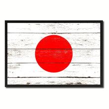 Load image into Gallery viewer, Japan Country National Flag Vintage Canvas Print with Picture Frame Home Decor Wall Art Collection Gift Ideas