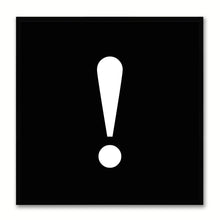 Load image into Gallery viewer, Exclamation Social Media Icon Canvas Print Picture Frame Wall Art Home Decor
