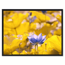 Load image into Gallery viewer, Yellow Lotus Flower Framed Canvas Print Home Décor Wall Art