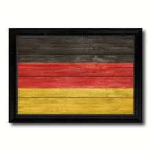 Load image into Gallery viewer, Germany Country Flag Texture Canvas Print with Black Picture Frame Home Decor Wall Art Decoration Collection Gift Ideas