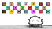 Load image into Gallery viewer, Gentleman Blue Canvas Print Black Frame Kids Bedroom Wall Home Décor