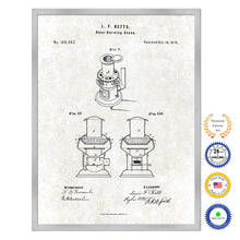 Load image into Gallery viewer, 1901 Base Burning Stove Old Patent Art Print on Canvas Custom Framed Vintage Home Decor Wall Decoration Great for Gifts