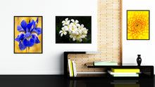 Load image into Gallery viewer, White Plumeria Flower Framed Canvas Print Home Décor Wall Art