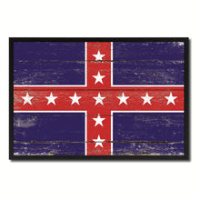 Load image into Gallery viewer, Army of Tennessee Military Flag Vintage Canvas Print with Picture Frame Home Decor Man Cave Wall Art Collectible Decoration Artwork Gifts