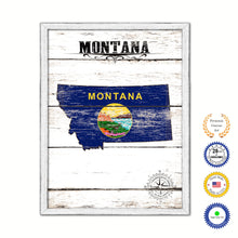 Load image into Gallery viewer, Montana Flag Gifts Home Decor Wall Art Canvas Print with Custom Picture Frame
