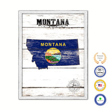 Load image into Gallery viewer, Montana Flag Gifts Home Decor Wall Art Canvas Print with Custom Picture Frame