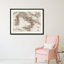 Load image into Gallery viewer, Italy Rome Vintage Sepia Map Canvas Print, Picture Frame Gifts Home Decor Wall Art Decoration