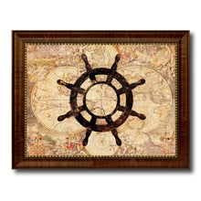Load image into Gallery viewer, Wheel Vintage Nautical Map Home Decor Wall Art Livingroom Decoration