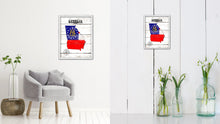Load image into Gallery viewer, Georgia Flag Gifts Home Decor Wall Art Canvas Print with Custom Picture Frame
