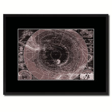 Load image into Gallery viewer, Antarctica South Pole Vintage Vivid Sepia Map Canvas Print, Picture Frames Home Decor Wall Art Decoration Gifts