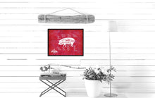 Load image into Gallery viewer, Pork Meat Pig Cuts Butchers Chart Canvas Print Picture Frame Home Decor Wall Art Gifts