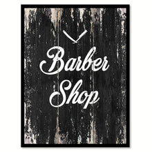 Load image into Gallery viewer, Barber Shop 1 Quote Saying Canvas Print with Picture Frame Home Decor Wall Art