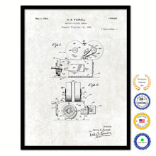 Load image into Gallery viewer, 1934 Fairall Motion Picture Camera Old Patent Art Print on Canvas Custom Framed Vintage Home Decor Wall Decoration Great for Gifts