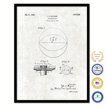 Load image into Gallery viewer, 1933 Inflatable Ball Old Patent Art Print on Canvas Custom Framed Vintage Home Decor Wall Decoration Great for Gifts