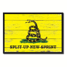Load image into Gallery viewer, Split up New Sprint Military Flag Vintage Canvas Print with Picture Frame Home Decor Man Cave Wall Art Collectible Decoration Artwork Gifts