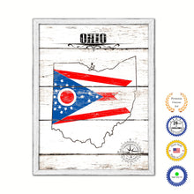 Load image into Gallery viewer, Ohio Flag Gifts Home Decor Wall Art Canvas Print with Custom Picture Frame