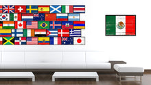 Load image into Gallery viewer, Mexico Country National Flag Vintage Canvas Print with Picture Frame Home Decor Wall Art Collection Gift Ideas
