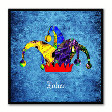 Load image into Gallery viewer, Joker Blue Canvas Print Black Frame Kids Bedroom Wall Home Décor