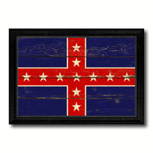 Load image into Gallery viewer, Army of Tennessee Military Flag Vintage Canvas Print with Black Picture Frame Home Decor Wall Art Decoration Gift Ideas