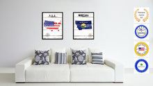 Load image into Gallery viewer, Montana State Flag Gifts Home Decor Wall Art Canvas Print Picture Frames