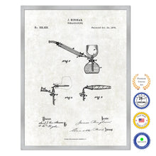 Load image into Gallery viewer, 1876 Tobacco Pipe Old Patent Art Print on Canvas Custom Framed Vintage Home Decor Wall Decoration Great for Gifts
