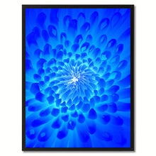 Load image into Gallery viewer, Blue Chrysanthemum Flower Framed Canvas Print Home Décor Wall Art