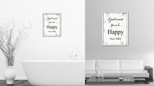 Load image into Gallery viewer, I Just Want You To Be Happy & Naked Vintage Saying Gifts Home Decor Wall Art Canvas Print with Custom Picture Frame