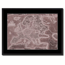 Load image into Gallery viewer, Europe Vintage Vivid Sepia Map Canvas Print, Picture Frames Home Decor Wall Art Decoration Gifts