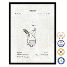 Load image into Gallery viewer, 1863 Tobacco Pipe Old Patent Art Print on Canvas Custom Framed Vintage Home Decor Wall Decoration Great for Gifts