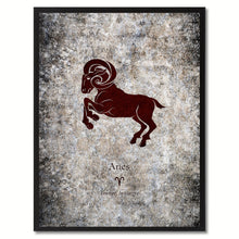 Load image into Gallery viewer, Zodiac Aries Horoscope Astrology Canvas Print, Picture Frame Home Decor Wall Art Gift