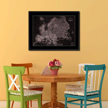 Load image into Gallery viewer, Europe Vintage Vivid Sepia Map Canvas Print, Picture Frames Home Decor Wall Art Decoration Gifts