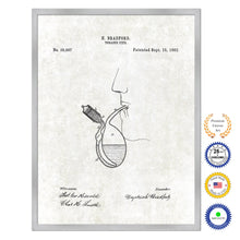 Load image into Gallery viewer, 1863 Tobacco Pipe Old Patent Art Print on Canvas Custom Framed Vintage Home Decor Wall Decoration Great for Gifts