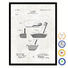 Load image into Gallery viewer, 1903 Golf Club Old Patent Art Print on Canvas Custom Framed Vintage Home Decor Wall Decoration Great for Gifts
