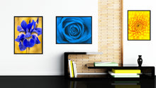 Load image into Gallery viewer, Blue Rose Flower Framed Canvas Print Home Décor Wall Art