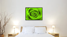 Load image into Gallery viewer, Green Rose Flower Framed Canvas Print Home Décor Wall Art