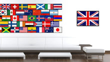 Load image into Gallery viewer, United Kingdom Country National Flag Vintage Canvas Print with Picture Frame Home Decor Wall Art Collection Gift Ideas