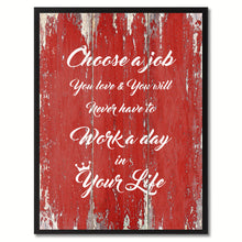 Load image into Gallery viewer, Choose a Job Quote Saying Gift Ideas Home Décor Wall Art