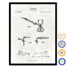 Load image into Gallery viewer, 1876 Tobacco Pipe Old Patent Art Print on Canvas Custom Framed Vintage Home Decor Wall Decoration Great for Gifts