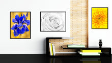 Load image into Gallery viewer, White Rose Flower Framed Canvas Print Home Décor Wall Art