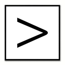 Load image into Gallery viewer, Angle Brackets Social Media Icon Canvas Print Picture Frame Wall Art Home Decor