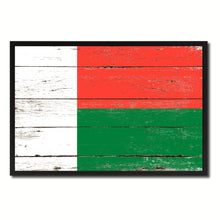 Load image into Gallery viewer, Madagascar Country National Flag Vintage Canvas Print with Picture Frame Home Decor Wall Art Collection Gift Ideas