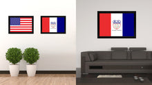 Load image into Gallery viewer, Cleveland City Ohio State Flag Canvas Print Black Picture Frame