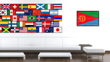 Load image into Gallery viewer, Eritrea Country National Flag Vintage Canvas Print with Picture Frame Home Decor Wall Art Collection Gift Ideas